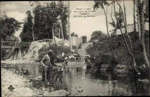 Ak Cusset Allier, Eine Ecke von Sichon