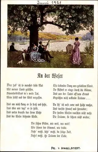 Lied Ak An der Weser