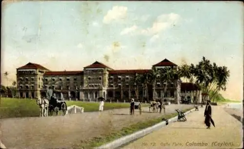 Ak Colombo Ceylon Sri Lanka, Galle Gesicht