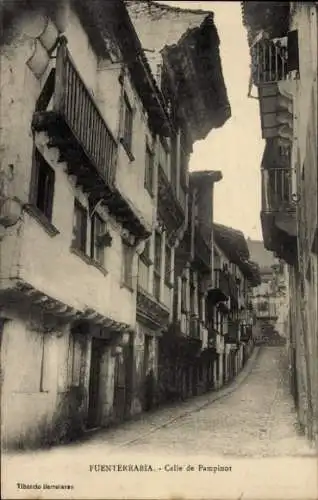 Ak Hondarrabia Hondarrabia Baskenland, Calle de Pampinot