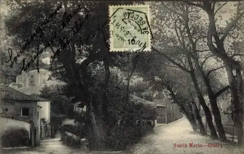 Ak Santa Maria Sintra Cintra Portugal, Ortspartie