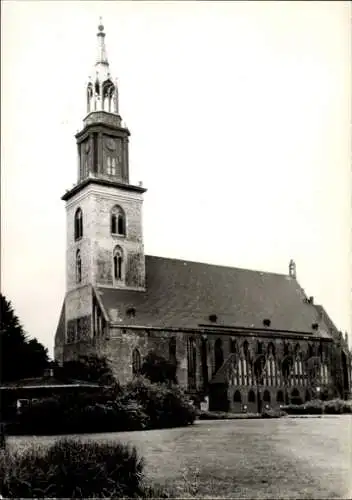 Foto Ak Berlin Mitte, Marienkirche