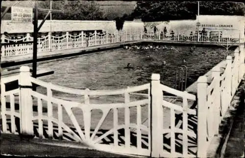 Ak Méru Oise, La Piscine, Le Grand Bassin