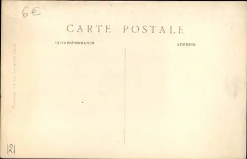 Ak Senlis Oise, Guerre 1914-17, Maisons incendiees par les Allemands dans le quartier de la Licorne