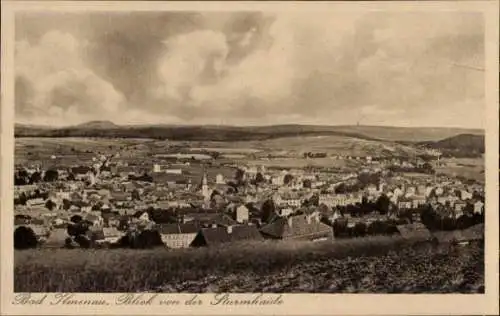 Ak Ilmenau in Thüringen, Totalansicht vom Ort, Blick von der Sturmhaide