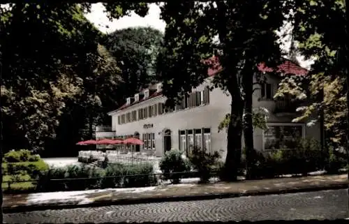 Ak Hückeswagen an der Wupper, Schlosshotel, Terrasse