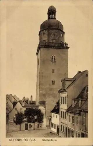 Ak Altenburg  in Thüringen, Nikolai-Turm