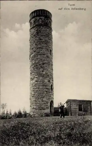 Ak Schleusingen in Thüringen, Adlersberg, Turm