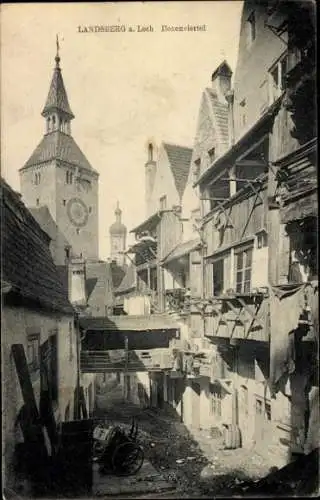 Ak Landsberg am Lech Oberbayern, Hexenviertel