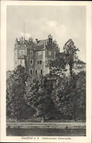 Ak Saalfeld an der Saale Thüringen, Schlösschen Kitzerstein