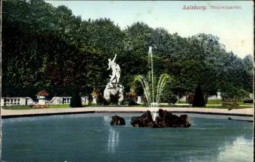 Ak Salzburg in Österreich, Mirabellgarten