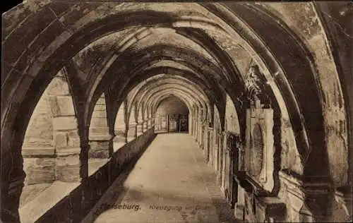 Ak Merseburg an der Saale, Kreuzgang im Dom