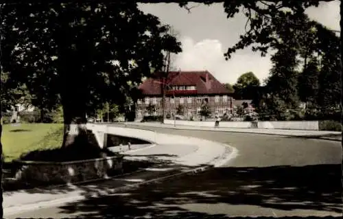 Ak Hamburg Wandsbek Wohldorf Ohlstedt, Zur Schleuse Wohldorf