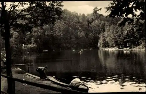 Ak Kriebstein Sachsen, Zschopau Talsperre, Talsperre Kriebstein, Am Auenblick,