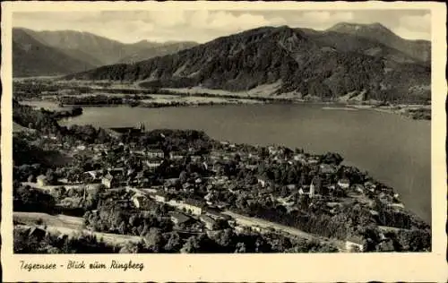 Ak Tegernsee in Oberbayern, Totalansicht, Ringberg