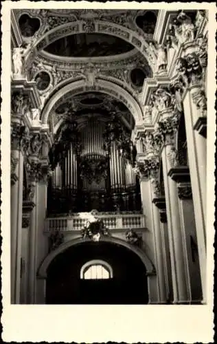 Foto Ak Passau in Niederbayern, Passauer Dom, Innenraum, Orgel