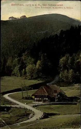 Ak Münstertal im Schwarzwald, Belchen, Neue Belchenstraße, Multen