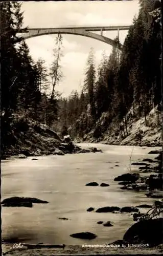 Ak  Echelsbach Bad Bayersoien, Ammersbachbrücke