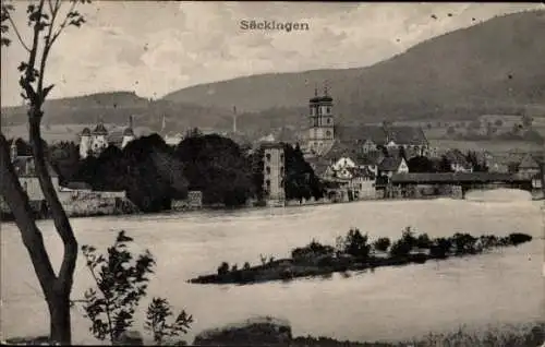 Ak Bad Säckingen am Hochrhein, Panorama