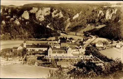 Ak Beuron an der Donau Württemberg, Benediktiner-Erzabtei St. Martin, Kloster, Blick von Westen