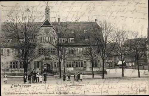 Ak Bouxwiller Buchsweiler Elsass Bas Rhin, Bürgermeisteramt