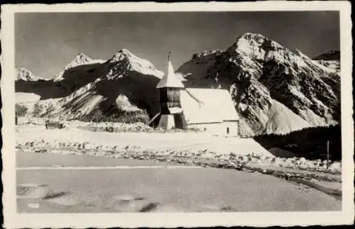 Ak Arosa Kanton Graubünden Schweiz, Kirchlein, Winter