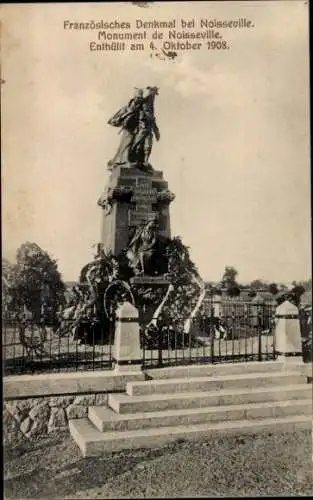 Ak Noisseville Moselle, Französisches Denkmal