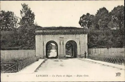 Ak Langres Haute Marne, Dijon Gate