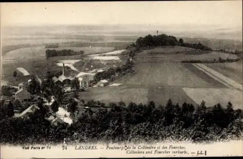 Ak Langres Haute Marne, Faubourgs de la Collinière