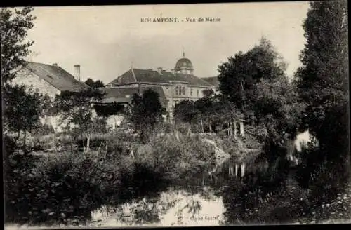 Ak Rolampont Haute Marne, Vue de Marne