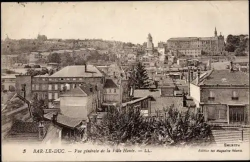 Ak Bar le Duc Meuse, Vue generale de la Ville Haute, Dächer