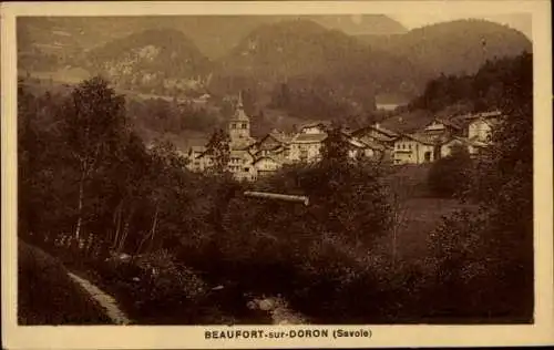 Ak Beaufort Savoie, Gesamtansicht