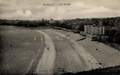 Ak Morgat Crozon Finistère, Plage