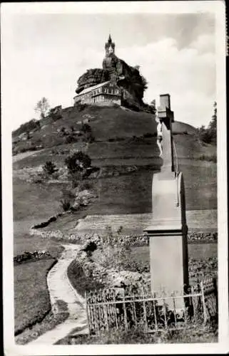 Ak Dagsburg Dabo Lothringen Moselle, Pension au Rocher