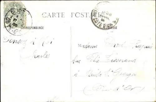 Ak Dijon Côte d’Or, Statue des Widerstands