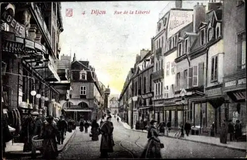 Ak Dijon Côte d’Or, Rue de la Liberte