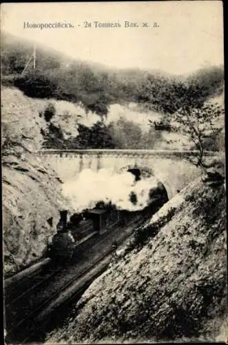 Ak Noworossijsk Russland, Eisenbahnstrecke