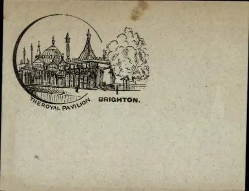 Künstler Ak Brighton East Sussex England, The Royal Pavillon