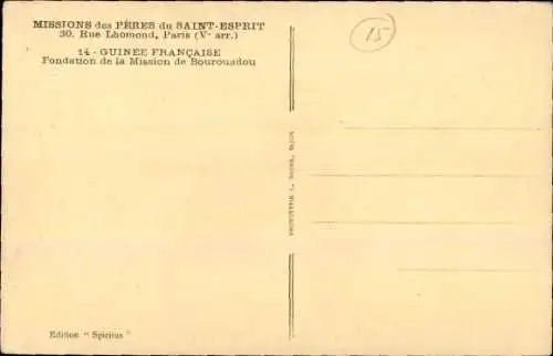 Ak Deutsch-Neuguinea Papua-Neuguinea, Bourouadou Mission Foundation