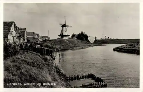 Ak Zierikzee Zeeland, Ansicht von Bolwerk