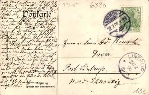 Ak Usingen im Taunus Hessen, Königliches Lehrer-Seminar, Brunnen