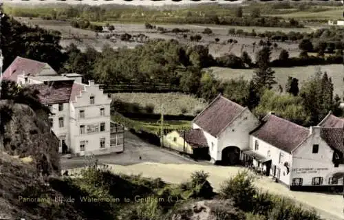 Ak Geulhem Valkenburg aan de Geul Limburg Niederlande, Panorama bij de Watermolen