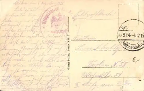 Ak Jelgava Mitau Lettland, Realschule