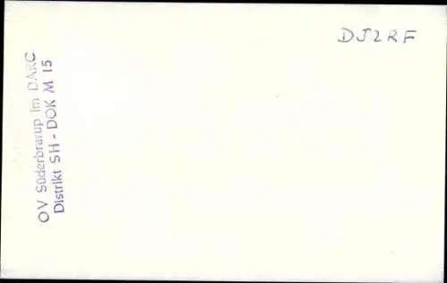 Ak Kappeln an der Schlei, Johannes Jacobsen, Hospitalstraße 2, DJ2TQ