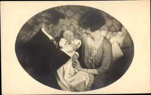 Foto Ak Adel Hohenzollern Sigmaringen, Familie