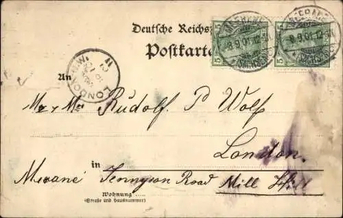 Ak Meerane in Sachsen, Poststraße