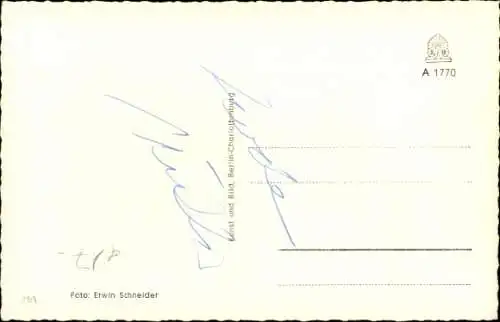 Ak Schauspielerin und Sängerin Heidi Brühl, Autogramm