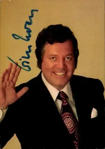 Ak Schauspieler Wim Thoelke, Portrait, Autogramm