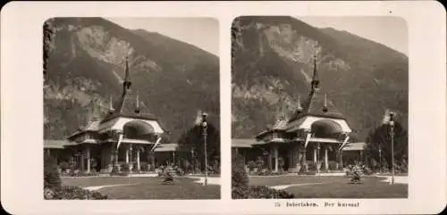 Stereo Foto Interlaken Kt. Bern Schweiz, Kursaal