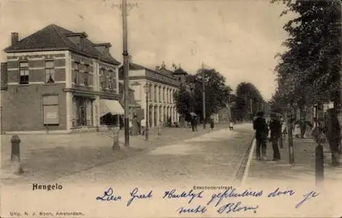 Ak Hengelo Overijssel, Enschederstraat